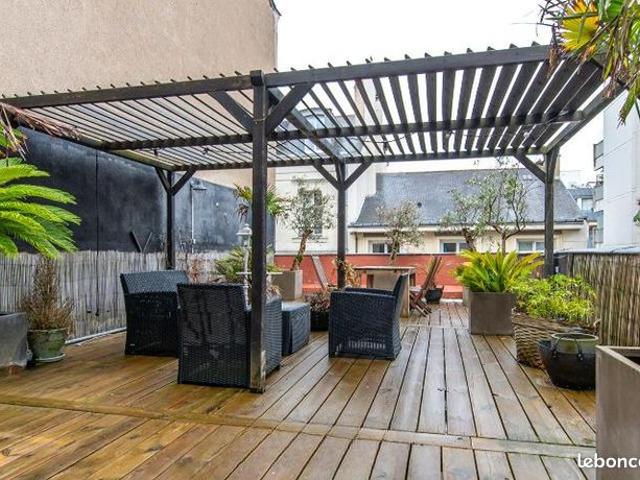 Vente | Maison de ville | 5p | 4ch | 134 m² | Angers | Expo Sud Ouest | Terrasse · Jardin