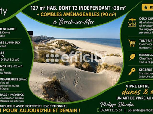 Vente Maison de ville 6 pièces 126.74 m2 Berck