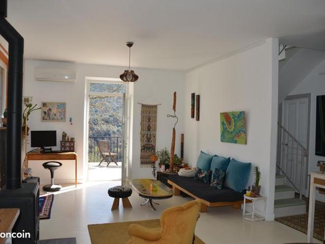 Vente | Maison et grand terrain | 6p | 4ch | 120 m² | Saint Fortunat sur Eyrieux | Expo Sud | Terrasse · Balcon · Jardin