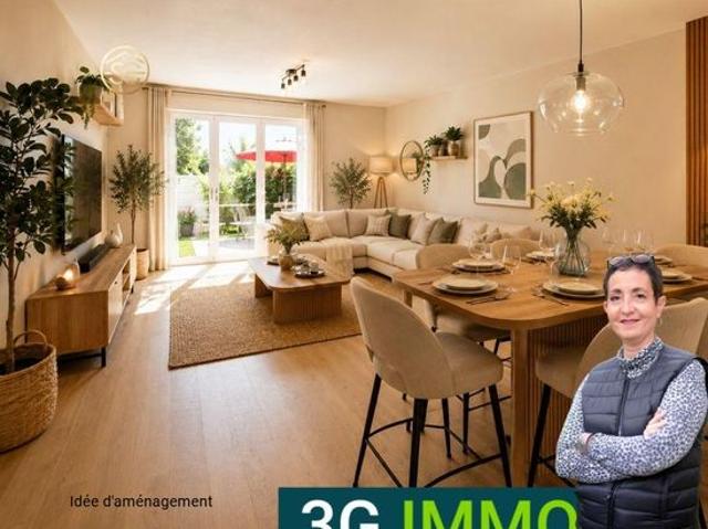 Vente | Maison mitoyenne | 5p | 3ch + 1 bureau/dressing/chambre d'appoint| 98.77 m² | Élancourt | Expo Sud | Terrasse · Jardin