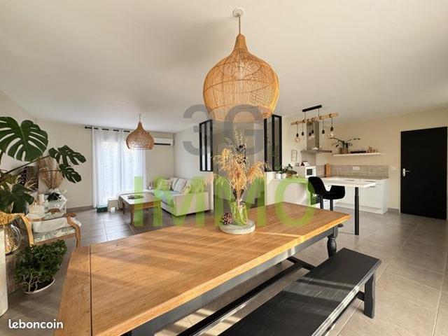 Vente | Maison neuve | 4p | 3ch | 100 m² | Poulx | Expo Est/Ouest | Terrasse · Jardin