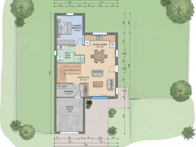 Vente maison Saint Aubin du Cormier 35