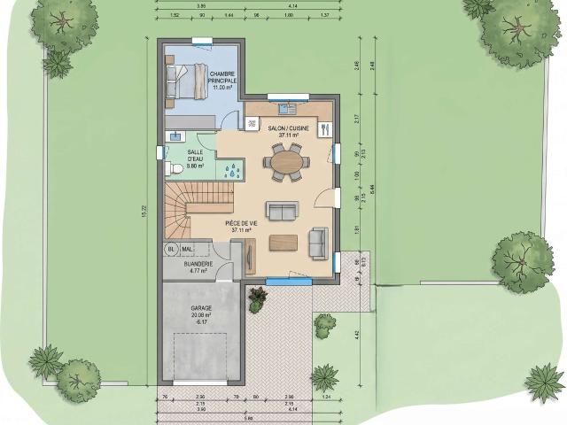 Vente maison Saint Aubin du Cormier 35