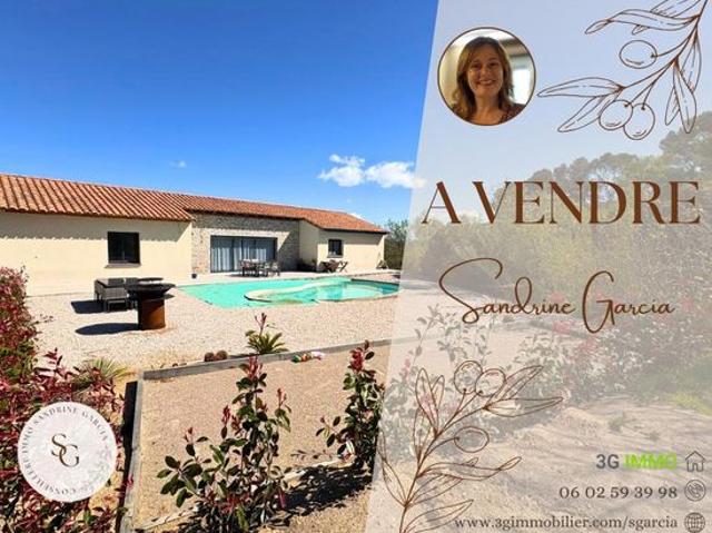 Vente | Maison T4 | 4p | 3ch | 146 m² | Clermont l'Hérault | Expo Sud | Terrasse · Jardin · Piscine