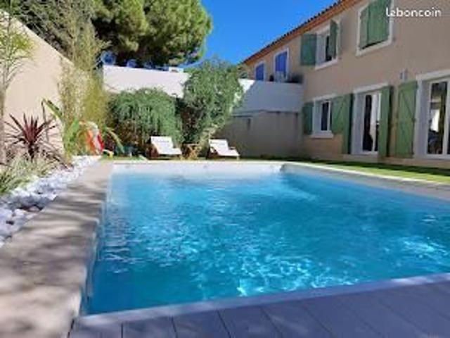 Vente | Maison T5 | 5p | 3ch | 109 m² | Aigues Mortes | Expo Sud Ouest | Terrasse · Jardin · Piscine
