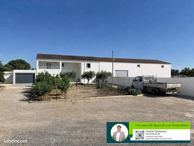 Vente | Maison T5 | 5p | 4ch | 165 m² | Bouillargues | Terrasse · Balcon · Piscine | Zone Artisanale