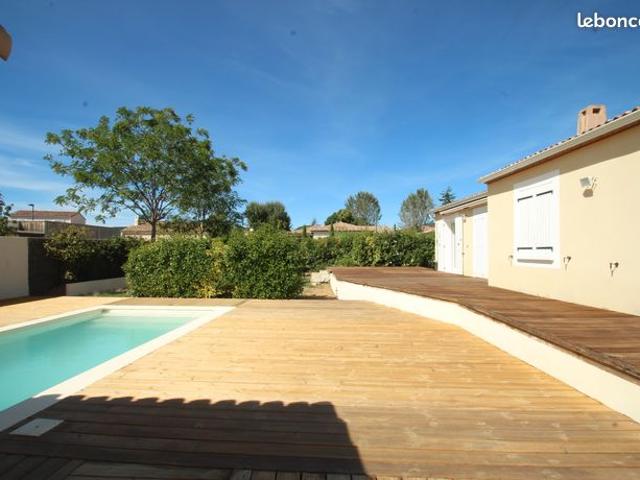 Vente | Maison T5 | 5p | 4ch | 103 m² | Jonquières | Expo Sud Ouest | Terrasse · Jardin · Piscine