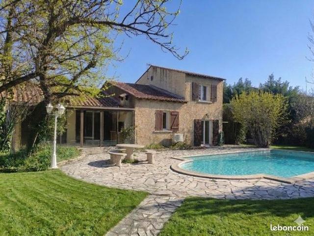 Vente | Maison T5 | 5p | 4ch | 108 m² | Pujaut | Expo Sud | Terrasse · Jardin · Piscine