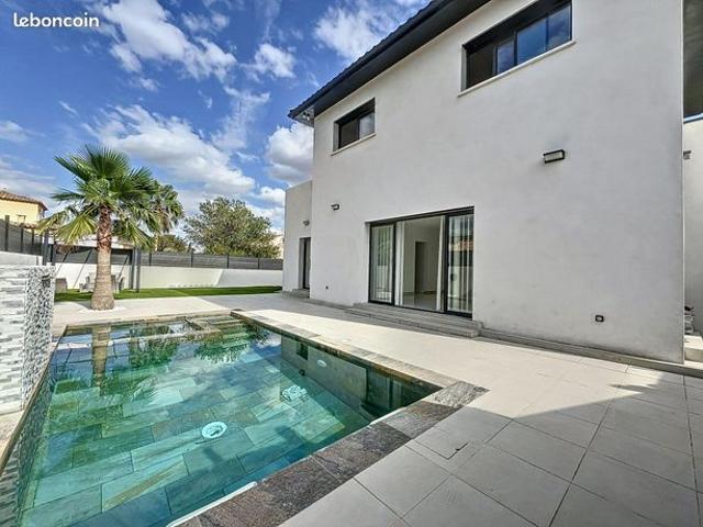 Vente | Maison T5 | 5p | 4ch | 132 m² | Péret | Expo Sud Ouest | Terrasse · Balcon · Jardin · Piscine