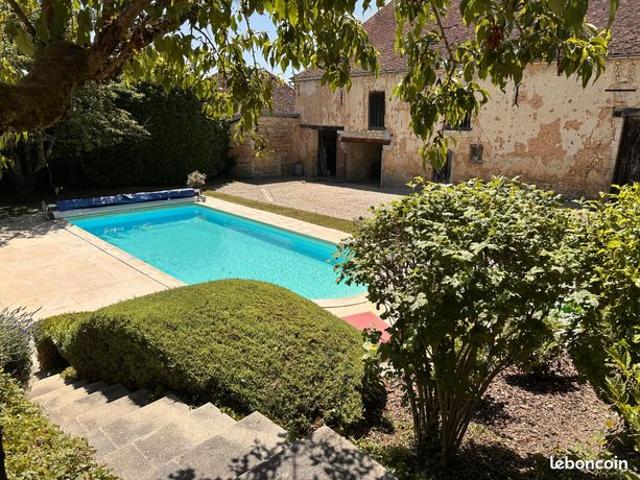 Vente | Maison T5 | 5p | 4ch | 229.5 m² | Vendeuvre sur Barse | Expo Sud Ouest | Terrasse · Balcon · Jardin · Piscine