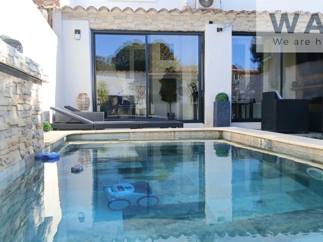 VENTE MAISON T5 EN R+1 AVEC JARDIN ET PISCINE LUNEL 34400
