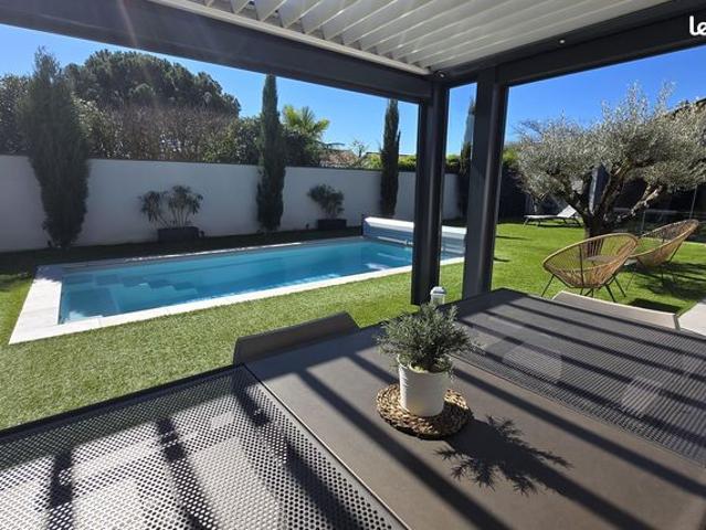 Vente | Maison T5 haut de gamme | 5p | 4ch | 110 m² | Saint Étienne des Oullières | Expo Sud | Terrasse · Jardin · Piscine