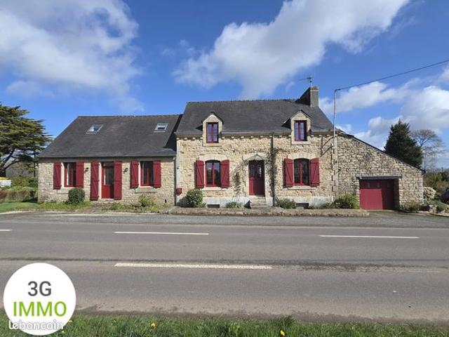 Vente | Maison T6 | 6p | 4ch | 185 m² | Gourin | Expo Sud Ouest | Terrasse · Jardin