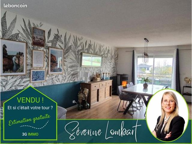 Vente | Pavillon | 4p | 3ch | 98 m² | Moreuil | Expo Sud Ouest | Terrasse · Jardin