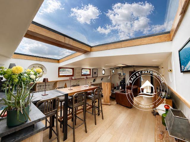 Vente Péniche 4 pièces 100 m2 Paris 6ème