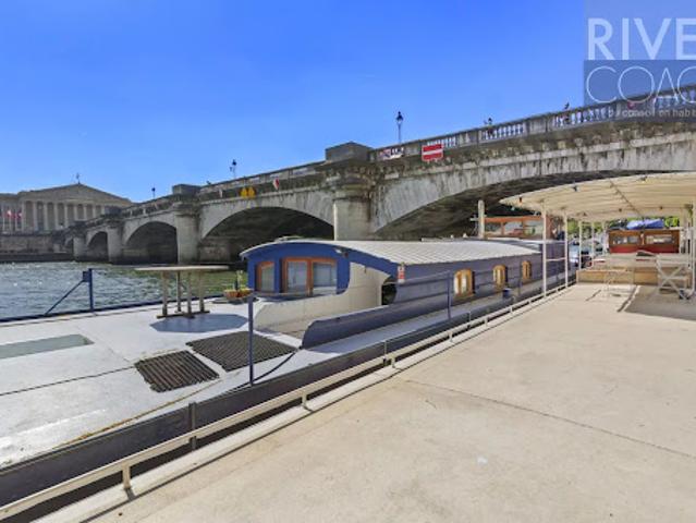Vente Péniche 5 pièces 90 m2 Paris 8ème
