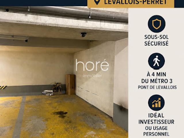 Vente Place de parking 14 m2 Levallois Perret