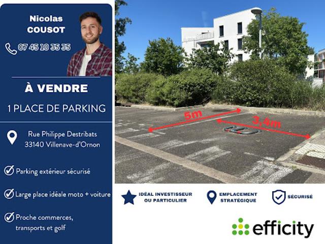 Vente Place de parking 17 m2 Villenave d'Ornon