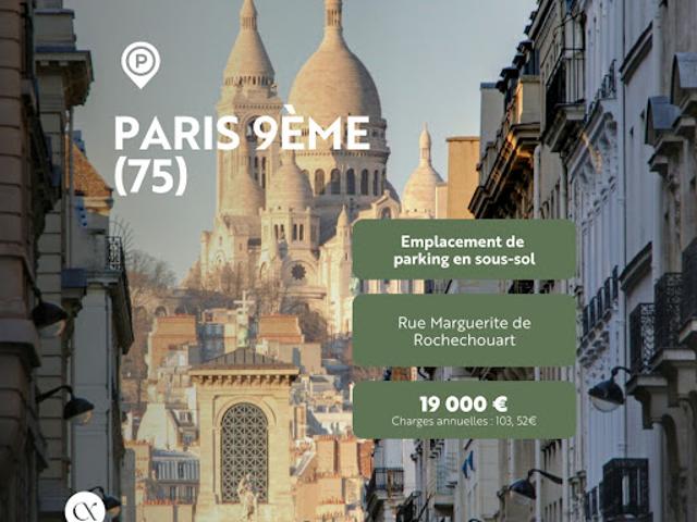 Vente Place de parking 10 m2 Paris 9ème
