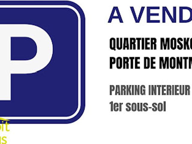 Vente Place de parking 12.5 m2 Paris 18ème