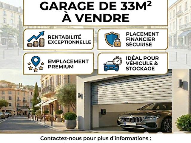 Vente Place de parking 33 m2 La Seyne sur Mer