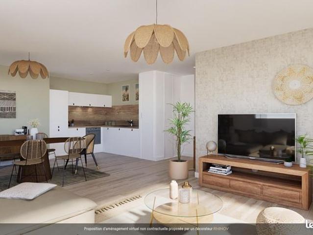 Vente | Programme neuf appartement | 3p | 2ch | 75.78 m² | Les Mathes | Terrasse