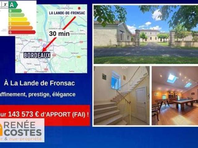 Vente Propriété 10 pièces 366 m2 La Lande de Fronsac