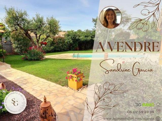 Vente propriete villa plain pied de 140m² 4 chambres une remise de 200m² parc arbore de 2069 m² 34800 brignac