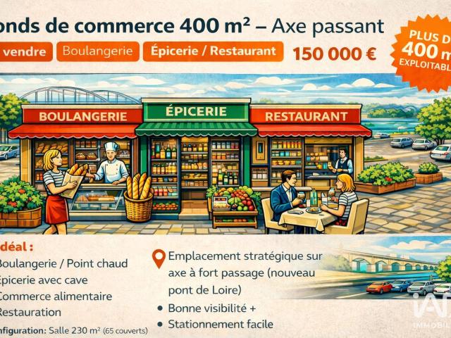 Vente Restaurant 400 m²