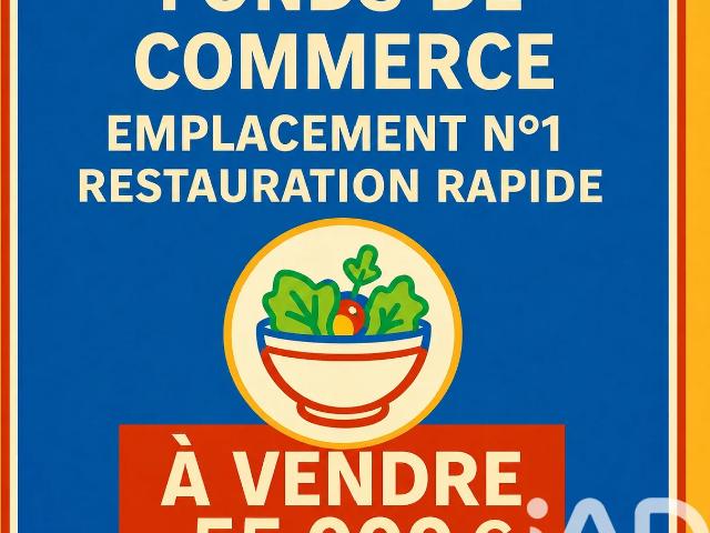 Vente Restauration rapide 50 m²