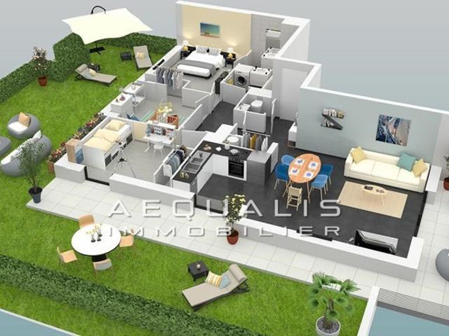 vente rez de jardin 3 Pièce s