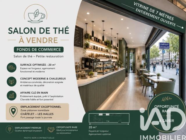 Vente Salon de thé 20 m²