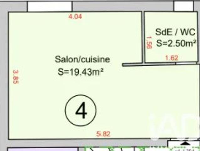 Vente Studio 1 pièce
