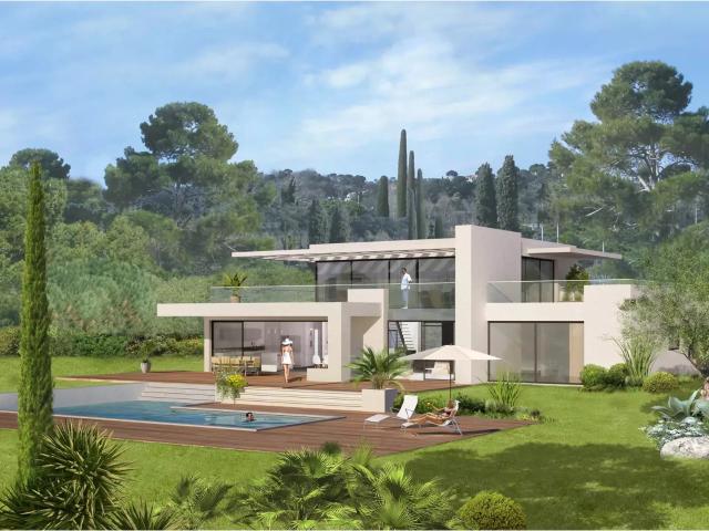 VENCE Terrain vue mer dans Domaine sécurisé