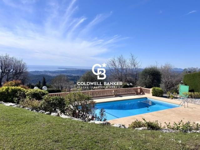 Vence – Villa de 221 m2 avec vue panoramique mer exceptionnelle