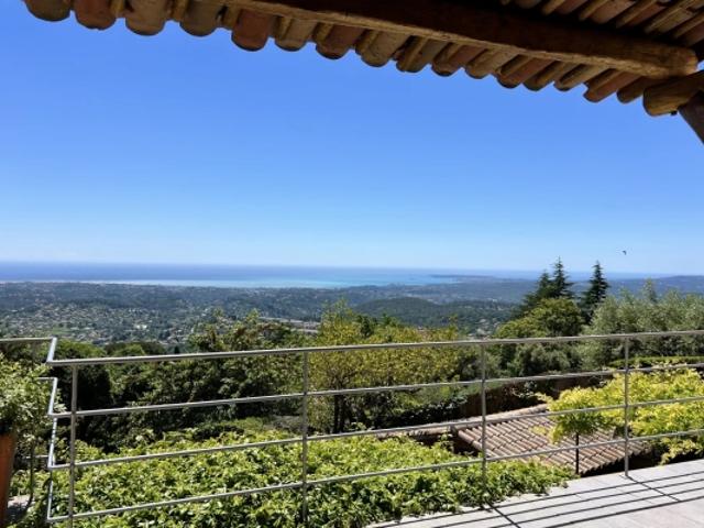 Vence vue mer exceptionnelle