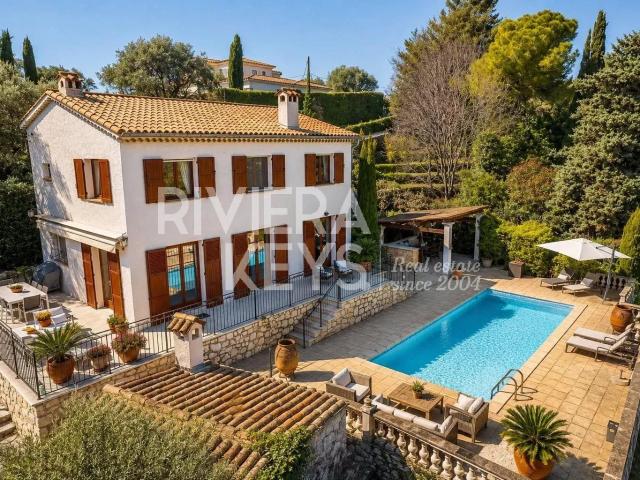 Vence: Charmante villa provençale de 4 chambres avec vue pa. 175m² Vence