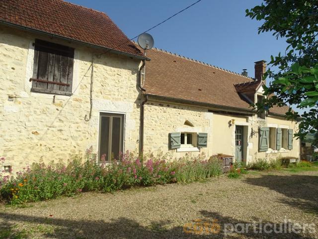 Vend maison de campagne 10mn de Lignières 113m² Touchay