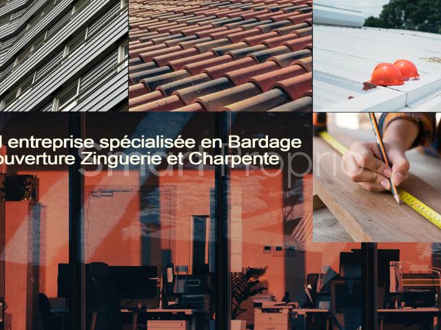 Vend entreprise spécialisée en bardage, couverture, zinguerie et charpente