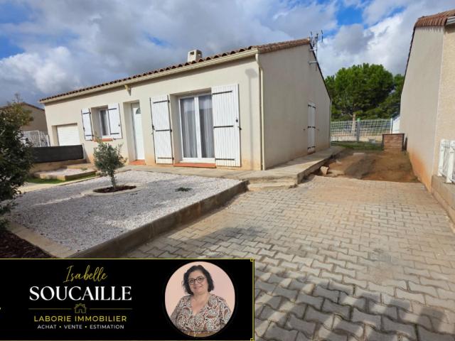 Vend Villa 3 Faces 85.16 M2 3 chambres, garage,SUR Terrain 3. 85m² Homps