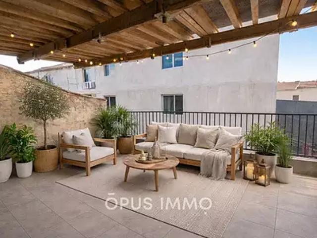 Vendargues 34740 Achat / Vente appartement 4 pièces t4 au dernier étage terrasse