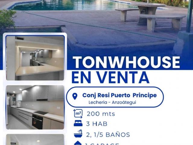 VENDE TONWHOUSE EN PUERTO PRINCIPE LECHERIA VE11 0154PP MNUÑ