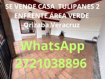 VENDE CASA $ 2´650,000.00 FCCTO TULIPANES 2 EN FRENTE ÁREA VERDE Orizaba Veracruz 3R2Bc