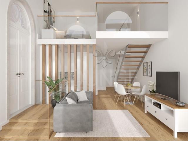 Vende se Apartamento Loft Mezzanine T1+T0 Novo com Terraço Golden Visa Rio Douro B