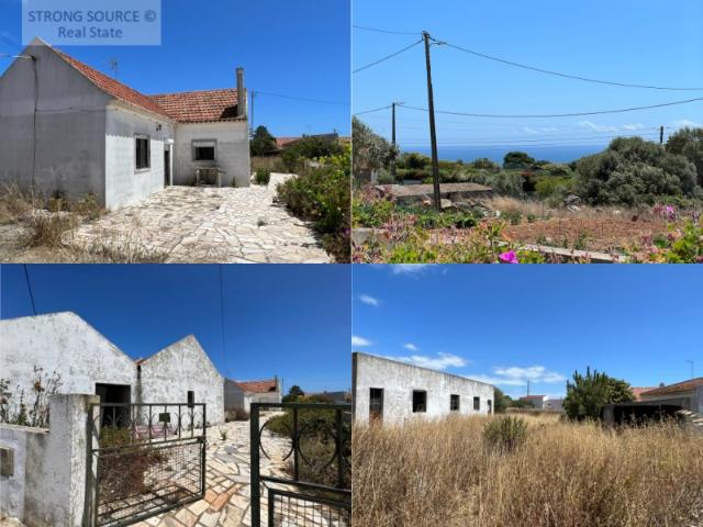 Vende se moradia antiga na Azóia, Sesimbra, em zona sossegada e com excelente exposição solar, para recuperar ou ampliar, com terreno urbano de 1030 m2, com capacidade de construção até 309 m2. Oportunidade a não perder!