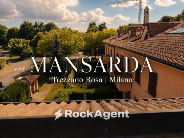 Vendesi mansarda a Trezzano Rosa via Fratelli Cervi, 41