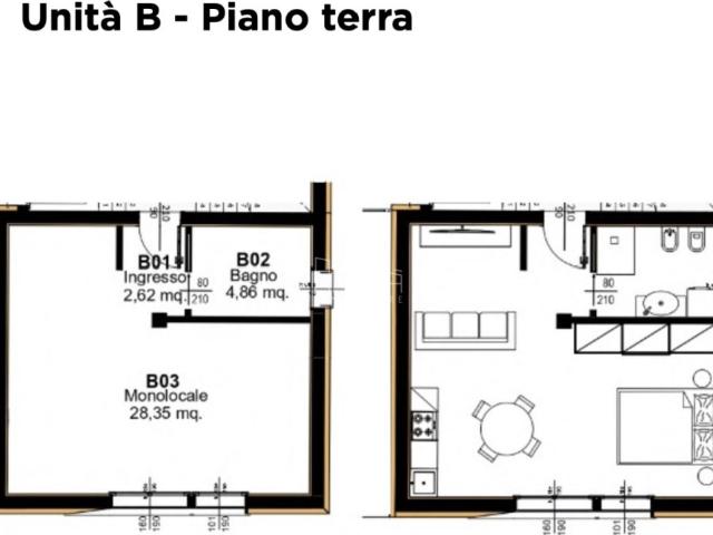Vendesi monolocale a Rovigo via Ponte Fonderia, 8