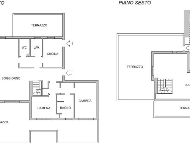 Vendesi attico/mansarda a Milano via Nicola Romeo 3