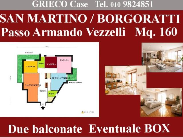 Vendesi appartamento a Genova, Borgoratti