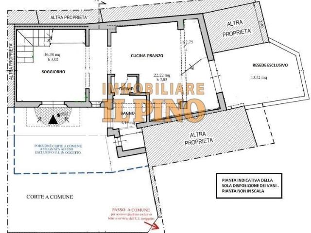 Vendesi casa semindipendente a San Prospero, Cascina